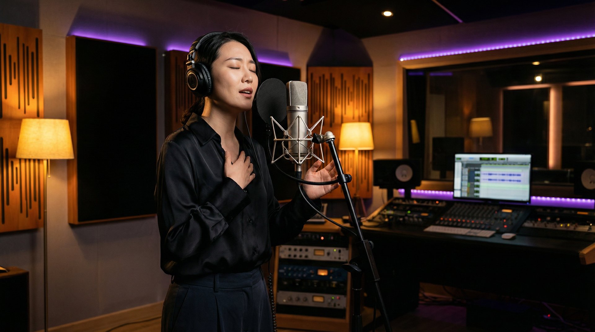 天美乌鸦糖心mv-音乐录制视频